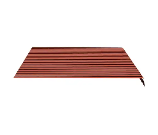Nojumes Maiņas Jumts, Oranžs Ar Brūnu, 4,5X3,5 M Vidaxl
