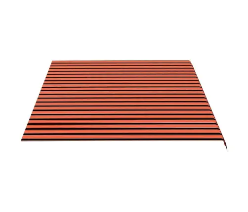 Nojumes Maiņas Jumts, Oranžs Ar Brūnu, 5X3,5 M Vidaxl