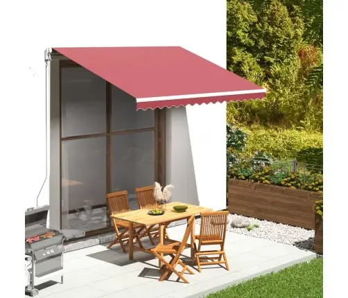 Nojumes Maiņas Jumts, Sarkans, 3,5X2,5 M Vidaxl