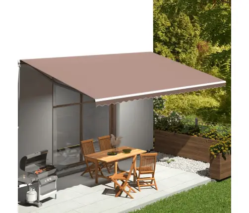 Nojumes Maiņas Jumts, Brūns, 6X3 M Vidaxl