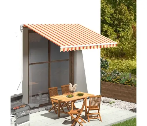 Varikatuse Asenduskangas, Kollane Ja Oranž, 3,5 X 2,5 M