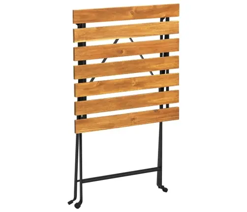 3-Daļīgs Bistro Mēbeļu Komplekts, Saliekams, Akācijas Masīvkoks Vidaxl