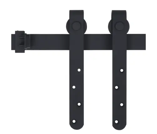 Bīdāmo Skapja Durvju Komplekts, Oglekļa Tērauds, 122 Cm Vidaxl