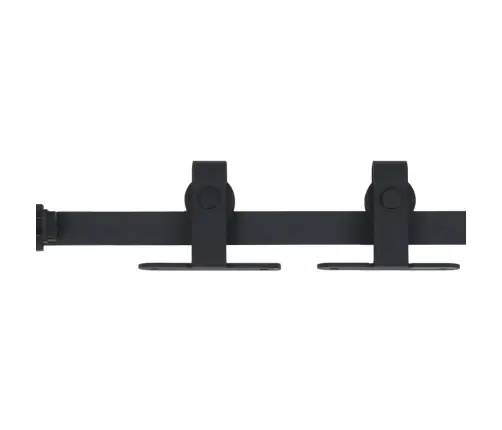 Bīdāmo Skapja Durvju Komplekts, Oglekļa Tērauds, 122 Cm Vidaxl
