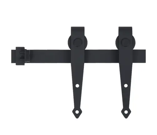 Bīdāmo Skapja Durvju Komplekts, Oglekļa Tērauds, 152 Cm Vidaxl