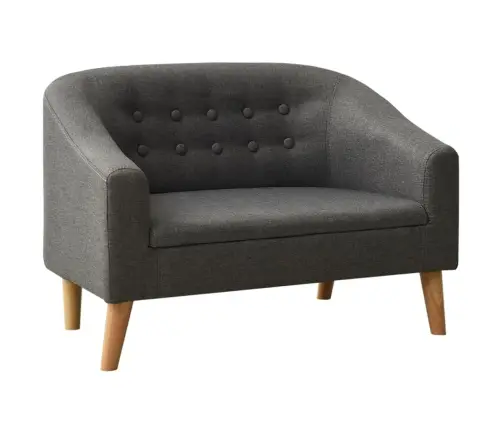 Vaikiška Sofa, Pilkos Spalvos, Audinys