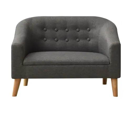 Vaikiška Sofa, Pilkos Spalvos, Audinys