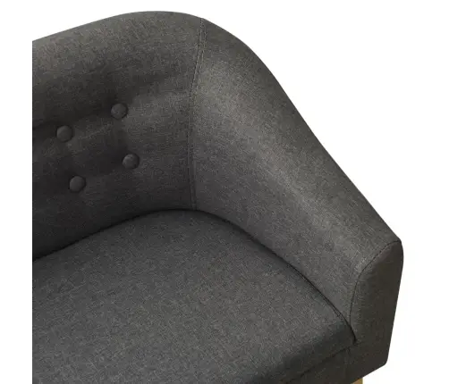 Vaikiška Sofa, Pilkos Spalvos, Audinys