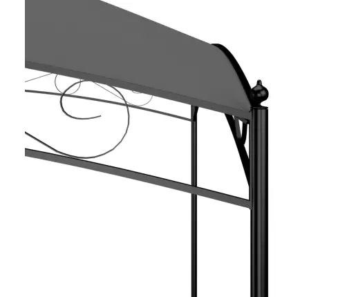 Dārza Nojume, 3X3X2,65 M, Antracītpelēka, 180 G/M² Vidaxl