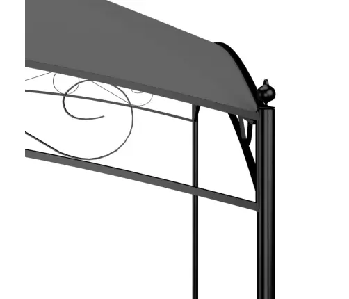 Dārza Nojume, 3X4X2,65 M, Antracītpelēka, 180 G/M² Vidaxl