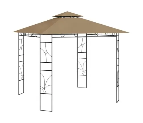 Lehtla 3 X 3 X 2,7 M, Pruunikashall, 160 G/M²
