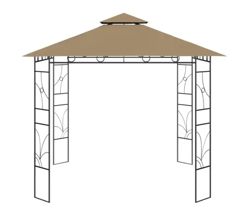 Lehtla 3 X 3 X 2,7 M, Pruunikashall, 160 G/M²