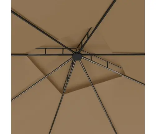 Lehtla 3 X 3 X 2,7 M, Pruunikashall, 160 G/M²