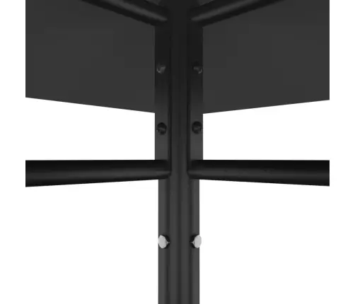 Dārza Nojume, 3X3X2,7 M, Antracītpelēka, 180 G/M² Vidaxl