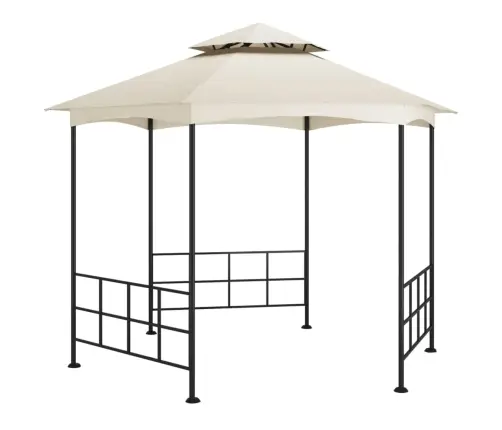 Išskleidžiama Pavėsinė Su Šoninėmis Sienomis, Kreminė Spalva, 3,1X2,7M