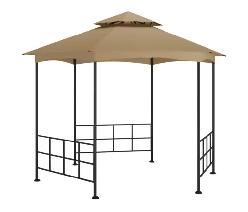 Varikatus Külgseintega, 3,1X2,7 M, Pruunikashall