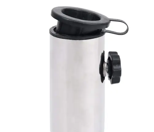 Saulessarga Pamatne, Melna, 45X25X8 Cm, Granīts  Vidaxl