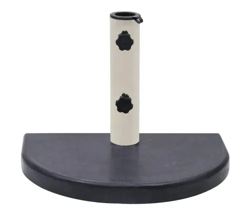 Saulessarga Pamatne, Melna, 40X28X4 Cm, Granīts Vidaxl