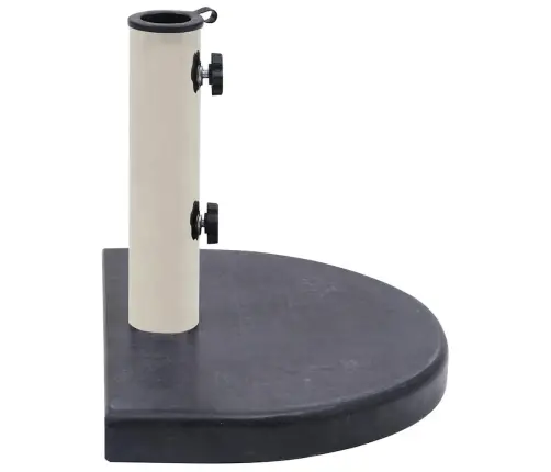 Saulessarga Pamatne, Melna, 40X28X4 Cm, Granīts Vidaxl