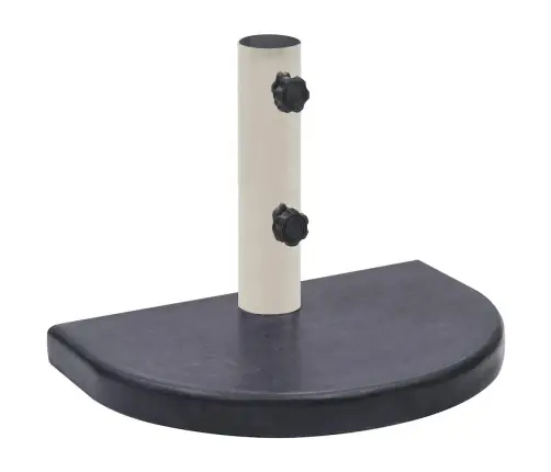 Saulessarga Pamatne, Melna, 40X28X4 Cm, Granīts Vidaxl