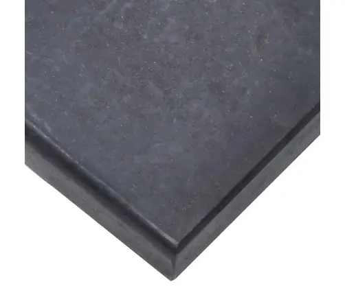 Saulessarga Pamatne, Melna, 40X28X4 Cm, Granīts Vidaxl