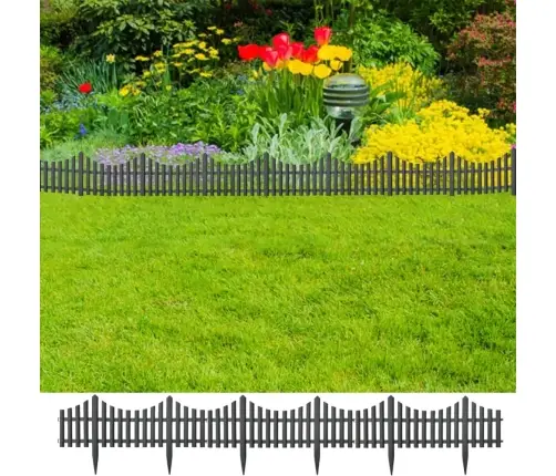 Zāliena Apmales, 17 Gab., Antracītpelēkas, 10 M, Pp Vidaxl