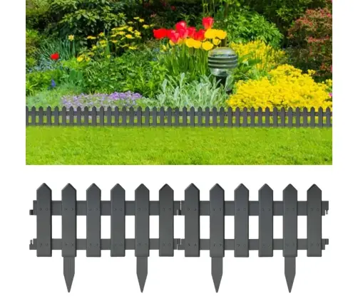 Zāliena Apmales, 25 Gab., Antracītpelēkas, 10 M, Pp Vidaxl