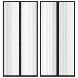Durvju Moskītu Tīkli, 2 Gab., Ar Magnētiem, 210X90 Cm, Melni Vidaxl Durvju Moskītu Tīkli, 2 Gab., Ar Magnētiem, 210X90 Cm, Melni Vidaxl
