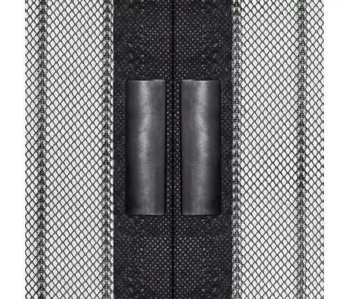 Durvju Moskītu Tīkli, 2 Gab., Ar Magnētiem, 210X90 Cm, Melni Vidaxl