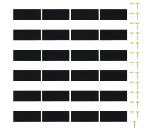 Durvju Moskītu Tīkli, 2 Gab., Ar Magnētiem, 220X100 Cm, Melni Vidaxl