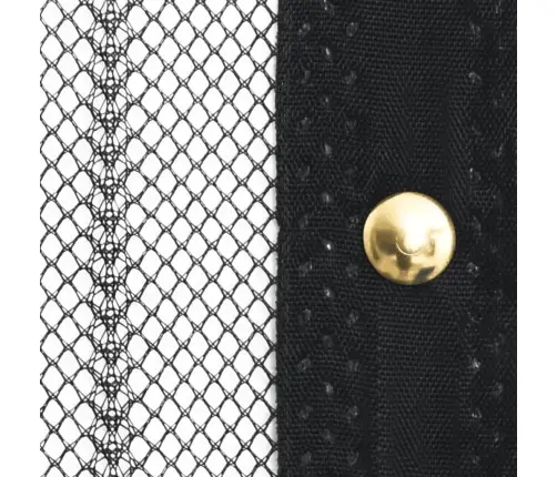 Durvju Moskītu Tīkli, 2 Gab., Ar Magnētiem, 220X100 Cm, Melni Vidaxl