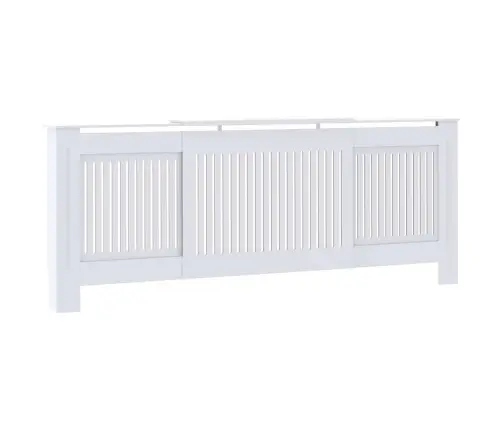 Radiatora Pārsegs, Balts Mdf, 205 Cm Vidaxl