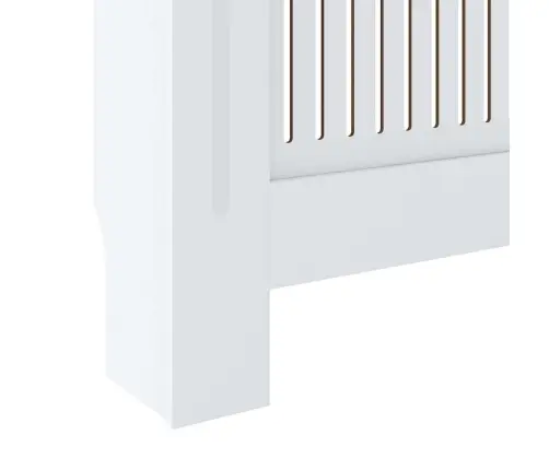 Radiatora Pārsegs, Balts Mdf, 205 Cm Vidaxl