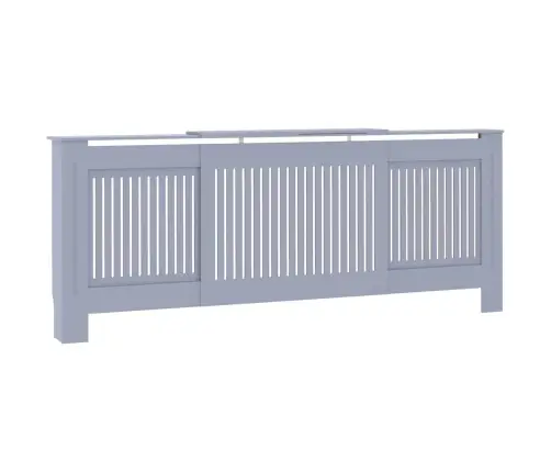 Radiatora Pārsegs, Pelēks Mdf, 205 Cm Vidaxl
