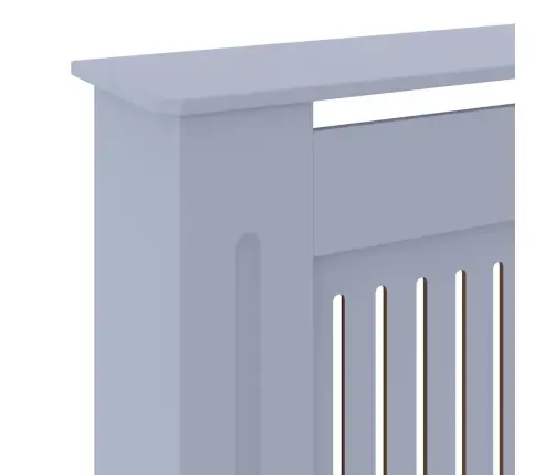 Radiatora Pārsegs, Pelēks Mdf, 205 Cm Vidaxl