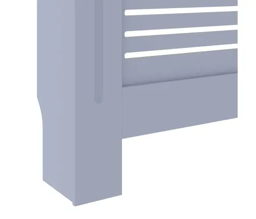 Radiatora Pārsegs, Pelēks Mdf, 205 Cm Vidaxl