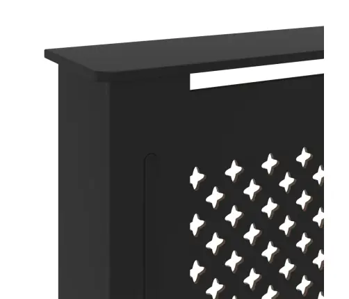 Radiatora Pārsegs, Melns Mdf, 205 Cm Vidaxl