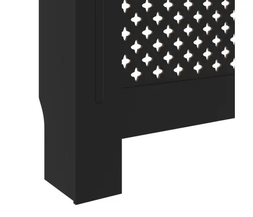 Radiatora Pārsegs, Melns Mdf, 205 Cm Vidaxl