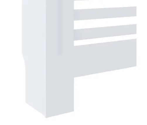 Radiatoriaus Uždangalas, Baltos Spalvos, 78cm Mdf