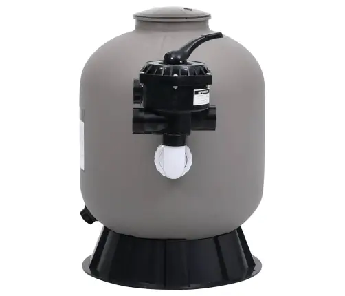 Baseina Smilšu Filtrs Ar 6 Pozīciju Vārstu, Pelēks Vidaxl