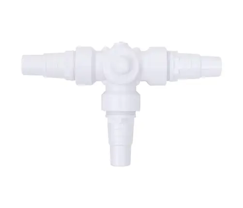 Baseina Trīsvirzienu Lodveida Vārsts, Balts Un Melns Vidaxl