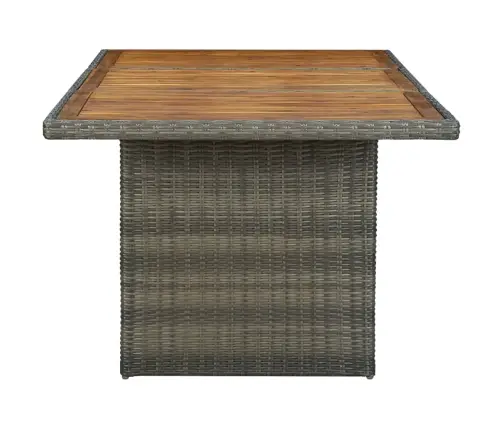 Dārza Galds, Brūna Pe Rotangpalma, Akācijas Masīvkoks Vidaxl