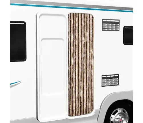 Kukaiņu Aizkars, Bēšs Un Gaiši Brūns, 56X200 Cm, Šenils Vidaxl