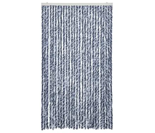 Kukaiņu Aizkars, Zils Un Balts, 118X220 Cm, Šenils Vidaxl