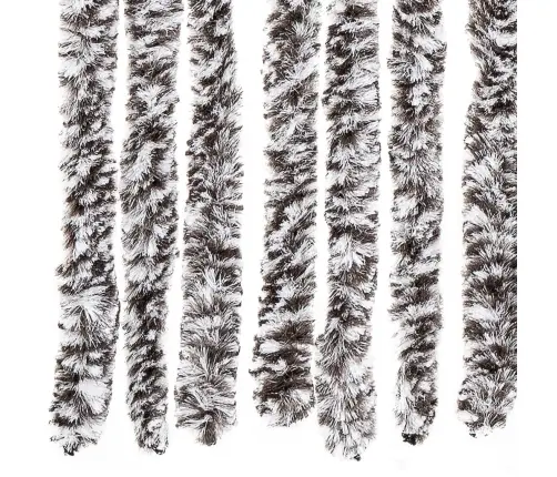 Kukaiņu Aizkars, Brūns Un Bēšs, 56X200 Cm, Šenils Vidaxl