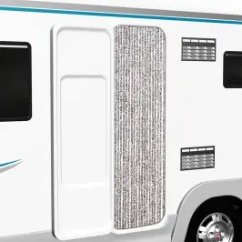 Kukaiņu Aizkars, Brūns Un Bēšs, 56X200 Cm, Šenils Vidaxl