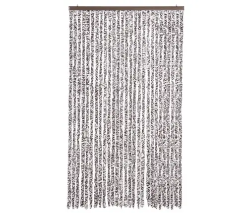 Kukaiņu Aizkars, 118X220 Cm, Brūns Un Bēšs Šenils Vidaxl