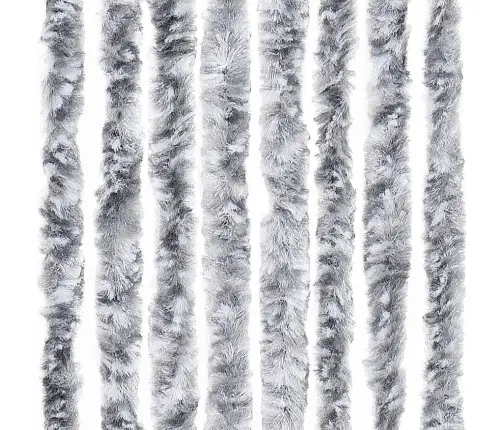 Užuolaida Nuo Vabzdžių, Balta Ir Pilka, 56X200cm Šenilis