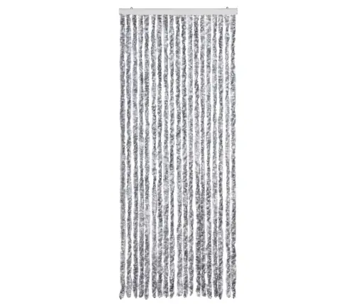 Kukaiņu Aizkars, Sudraba Krāsa, 56X200 Cm, Šenils Vidaxl