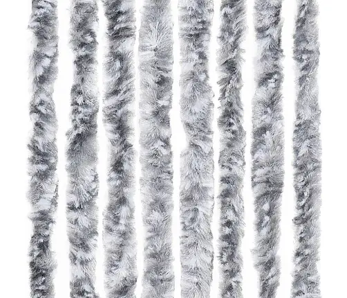 Kukaiņu Aizkars, Sudraba Krāsa, 56X200 Cm, Šenils Vidaxl